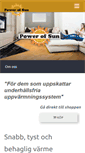 Mobile Screenshot of powerofsun.se