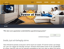 Tablet Screenshot of powerofsun.se